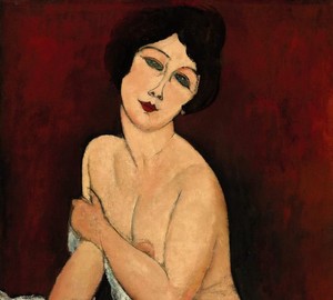 “Naked sitting on the couch”, Amedeo Modigliani – description of the painting