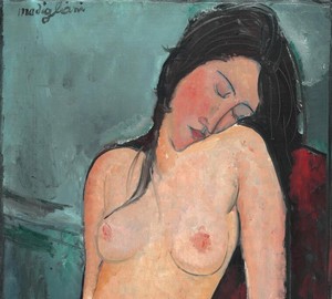 “Sitting Nude”, Amedeo Modigliani – description of the painting