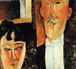 “Bride and Groom (Couple)”, Amedeo Modigliani – description of the painting