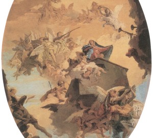 “Transfer of Maria’s house from Nazareth to Loreto”, Tiepolo – description of the painting