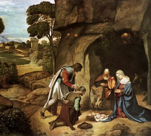 Adoration of the Shepherds, Giorgione