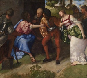 “The Harlot before Christ”, Giorgione – description of the painting