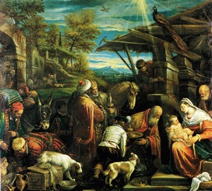 “Adoration of the Magi”, Jacopo Bassano – description of the painting