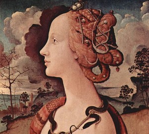 Portrait of Simonetta Vespucci, Piero di Cosimo – description