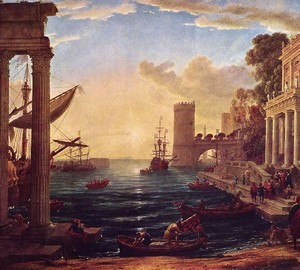 Departure of the Queen of Sheba, Claude Lorrain, 1648