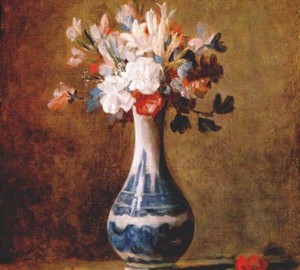 “Flowers in a Vase”, Jean Baptiste Simeon Chardin – description of the painting