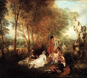 Feast of Love, Antoine Watteau, 1717