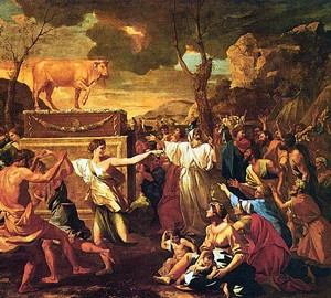 Adoration of the Golden Calf – Nicolas Poussin