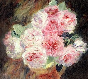 Roses in the works of Renoir