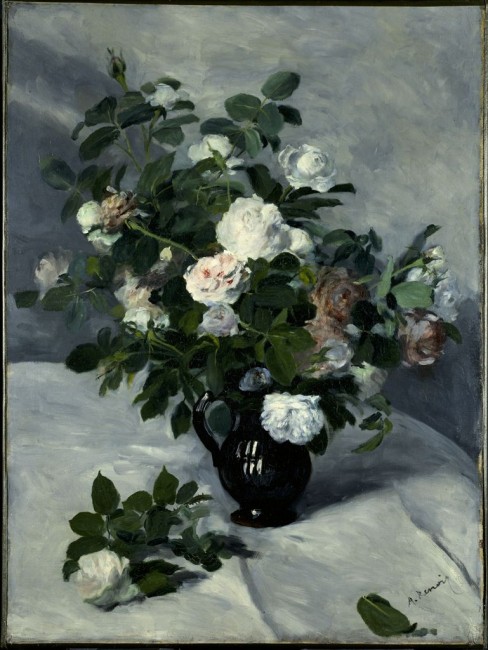 Roses in the works of Renoir