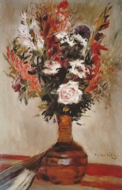 Roses in the works of Renoir