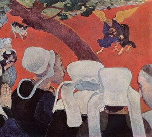 Vision after the Sermon (James’s Struggle with the Angel) – Paul Gauguin