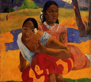 When married, Paul Gauguin – description of the painting