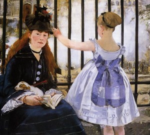 Railway (Saint-Lazare Station), Eduard Manet – description of the painting