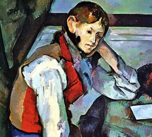 “Boy in a red vest”, Paul Cezanne – description of the painting