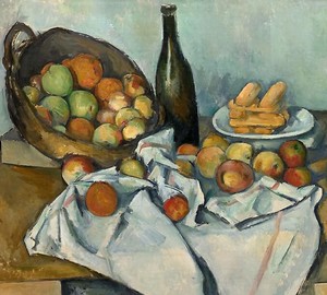 “Still life with a basket of apples”, Paul Cezanne – description of the painting