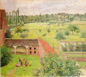 The view from my window, Camille Pissarro, 1886