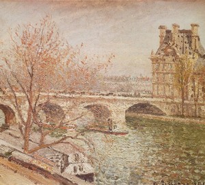 Pont Royal and Flower Pavilion, Pissarro, 1903