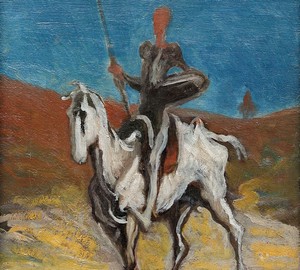 Don Quixote, Honore Daumier – description of the painting