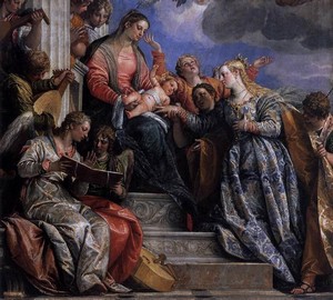 The betrothal of St. Catherine, Paolo Veronese