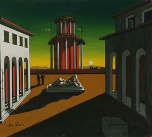 Italian squares in the paintings of Giorgio de Chirico