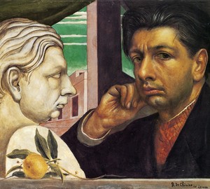 Self-portraits of Giorgio de Chirico – 1922.1945, Self-portrait in the Garden