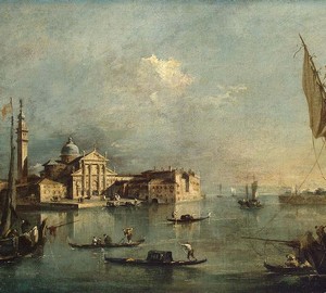 View of the island of San Giorgio and Giudecca, Francesco Guardi