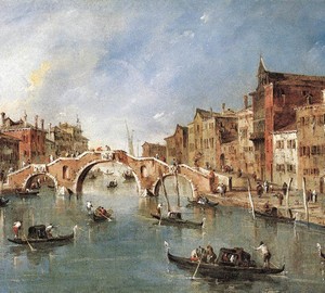 “Three-arched bridge”, Francesco Guardi – description of the painting