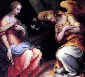 The Annunciation, Giorgio Vasari – analysis of the picture